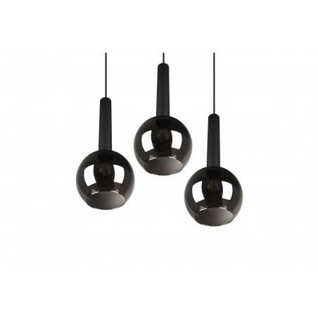 Trio Lampa wisząca nowoczesna CLAYTON 310390332 czarny