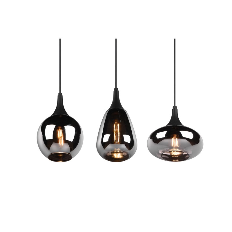 Trio Lampa wisząca nowoczesna LUMINA 317000332 czarny