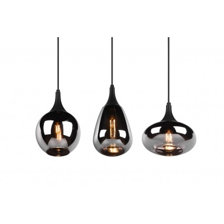 Trio Lampa wisząca nowoczesna LUMINA 317000332 czarny