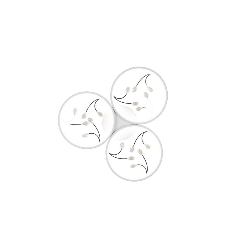 Trio Lampa natynkowa LED GROOVY 642110331 biały