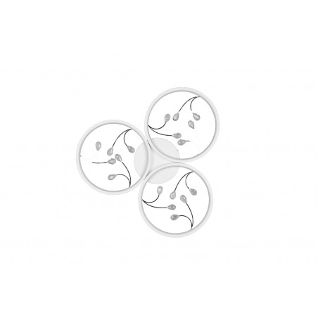 Trio Lampa natynkowa LED GROOVY 642110331 biały