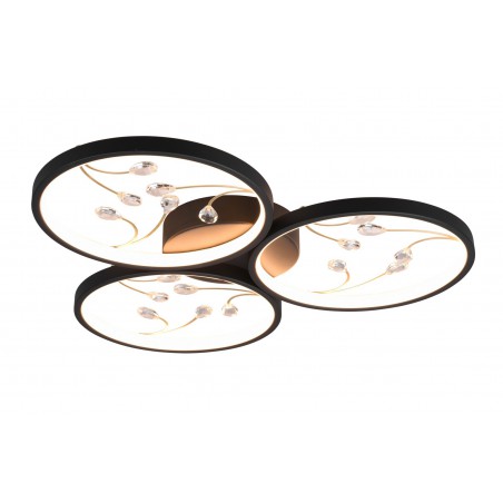 Trio Lampa natynkowa LED GROOVY 642110332 czarny