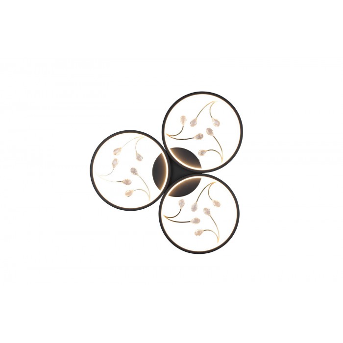 Trio Lampa natynkowa LED GROOVY 642110332 czarny