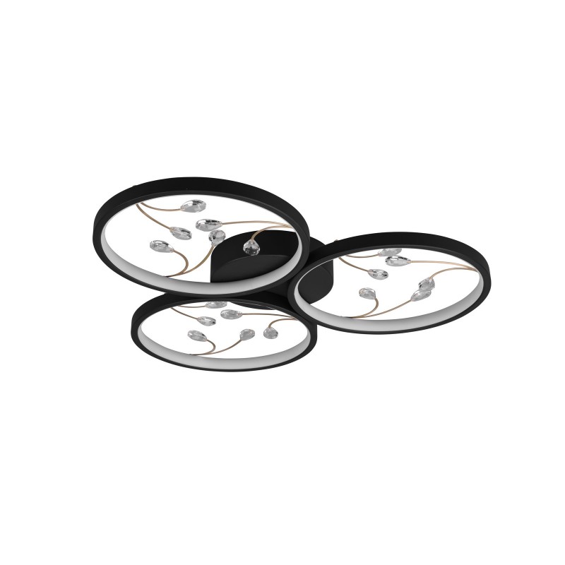 Trio Lampa natynkowa LED GROOVY 642110332 czarny