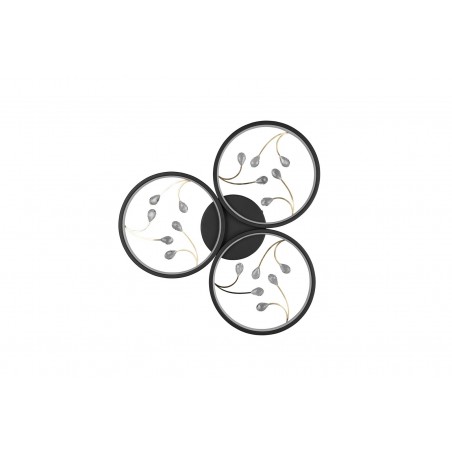 Trio Lampa natynkowa LED GROOVY 642110332 czarny