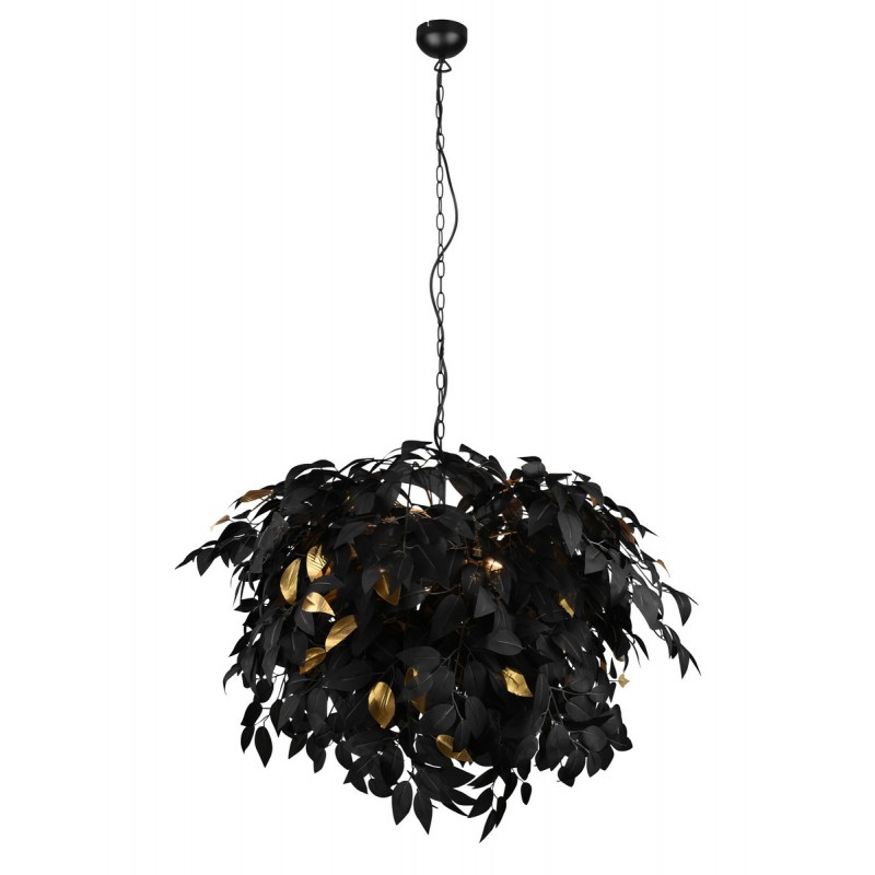 RL Lampa wisząca nowoczesna LEAVY R10464032 czarny