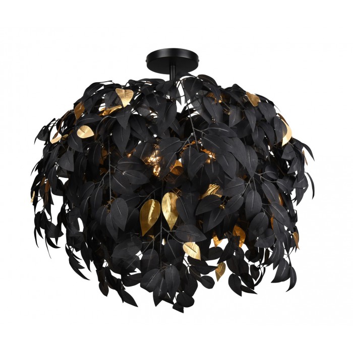 RL Lampa natynkowa LEAVY R60463032 czarny