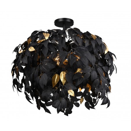 RL Lampa natynkowa LEAVY R60463032 czarny