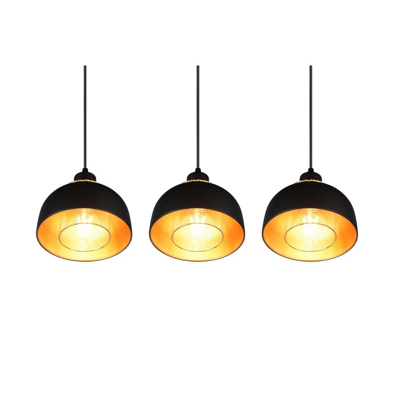 RL Lampa wisząca nowoczesna PUNCH R30813032 czarny