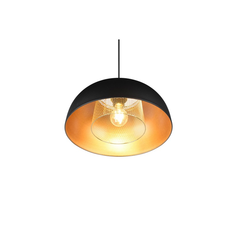 RL Lampa wisząca nowoczesna PUNCH R30811932 czarny