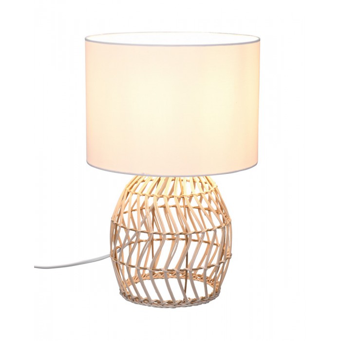 RL Lampa stołowa RIKE R51131036 drewno jasne i ciemne