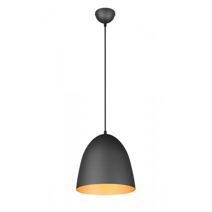 RL Lampa wisząca nowoczesna TILDA R30661080 czarny, złoty i odcienie złota