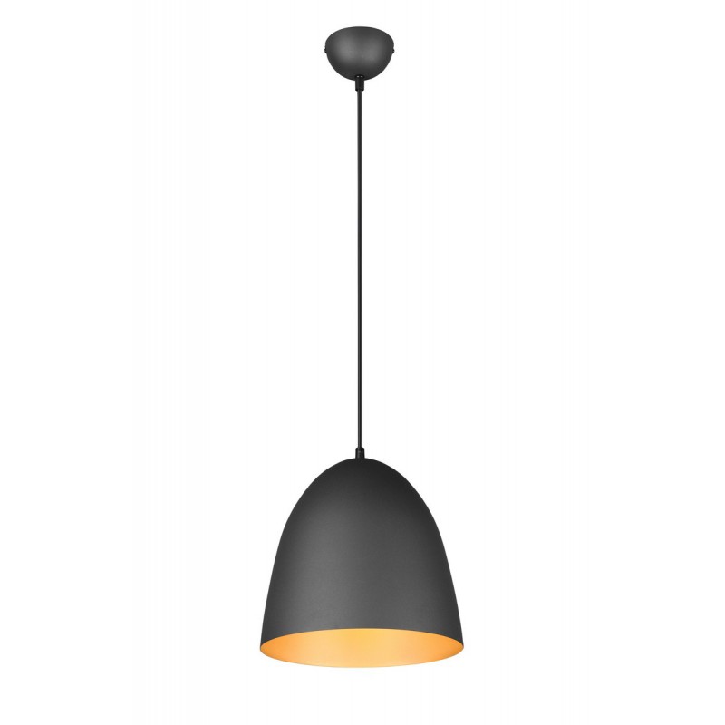 RL Lampa wisząca nowoczesna TILDA R30661080 czarny, złoty i odcienie złota