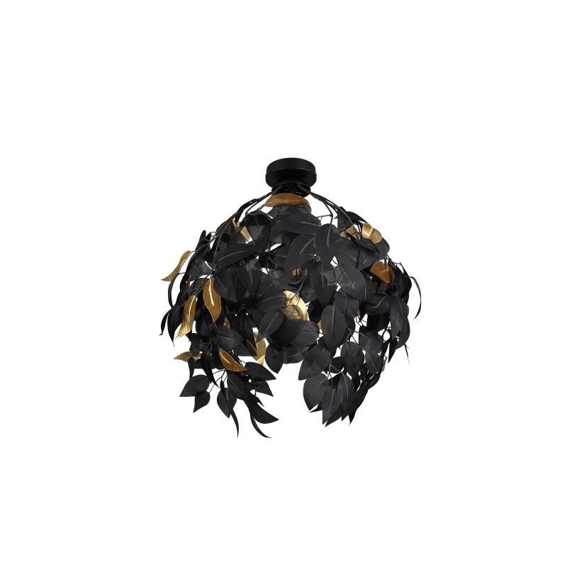 RL Lampa natynkowa LEAVY R60461032 czarny