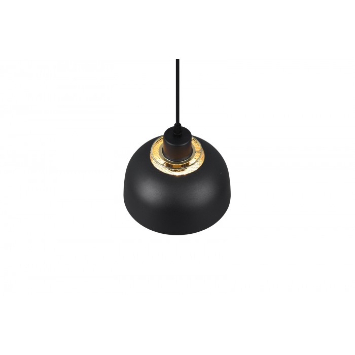 RL Lampa wisząca nowoczesna PUNCH R30811032 czarny