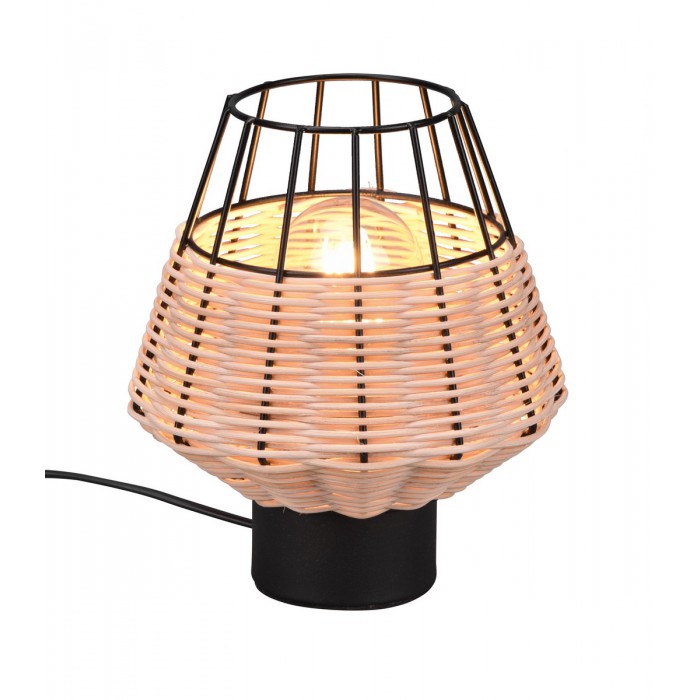 RL Lampa stołowa BORKA R51261036 drewno jasne i ciemne