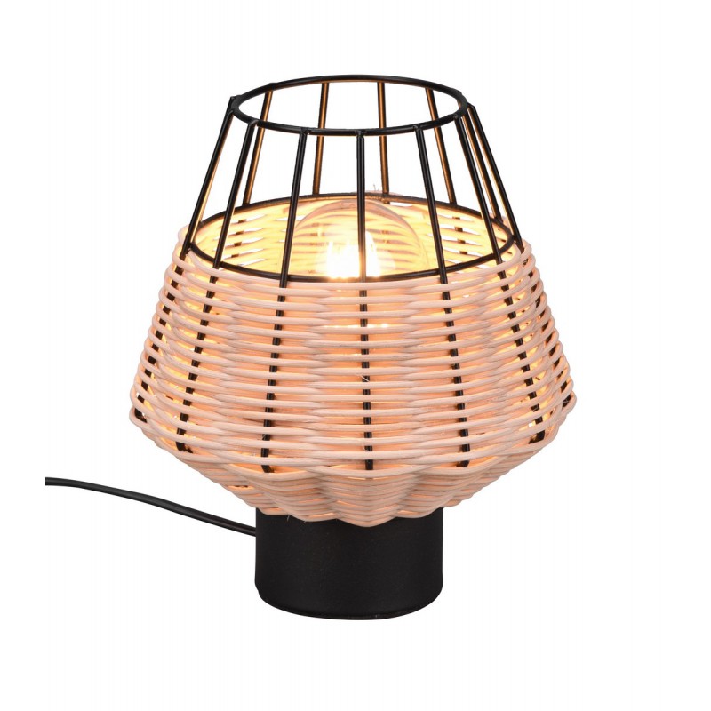 RL Lampa stołowa BORKA R51261036 drewno jasne i ciemne