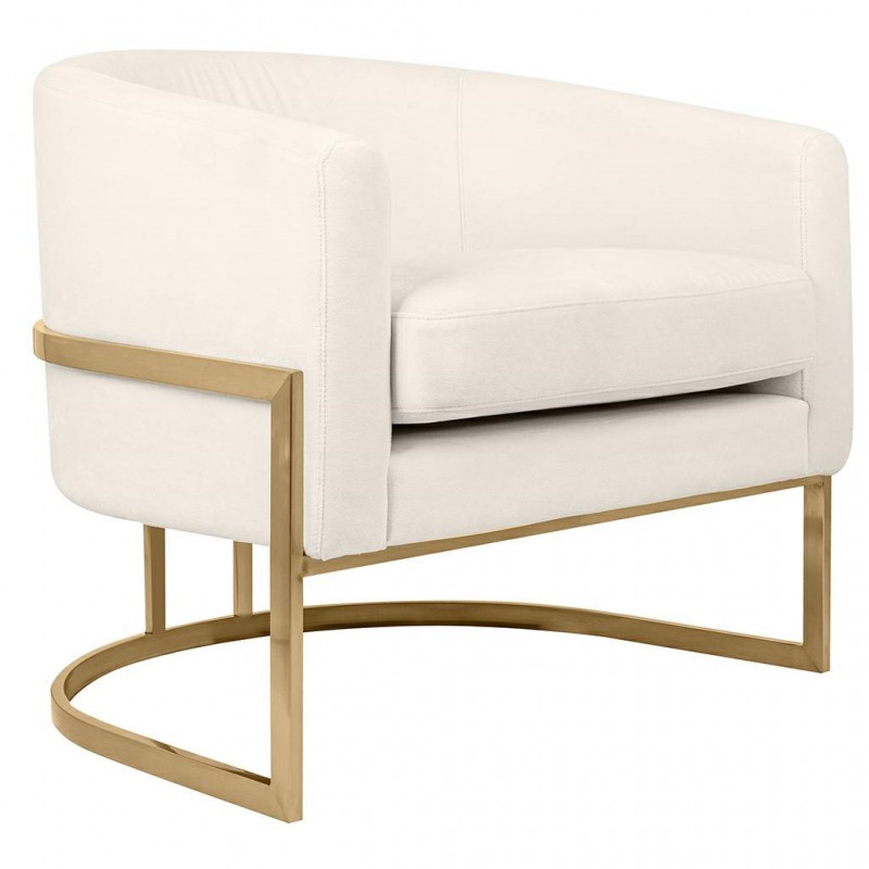 Fotel CASSIA VELVET beżowy