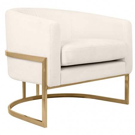 Fotel CASSIA VELVET beżowy