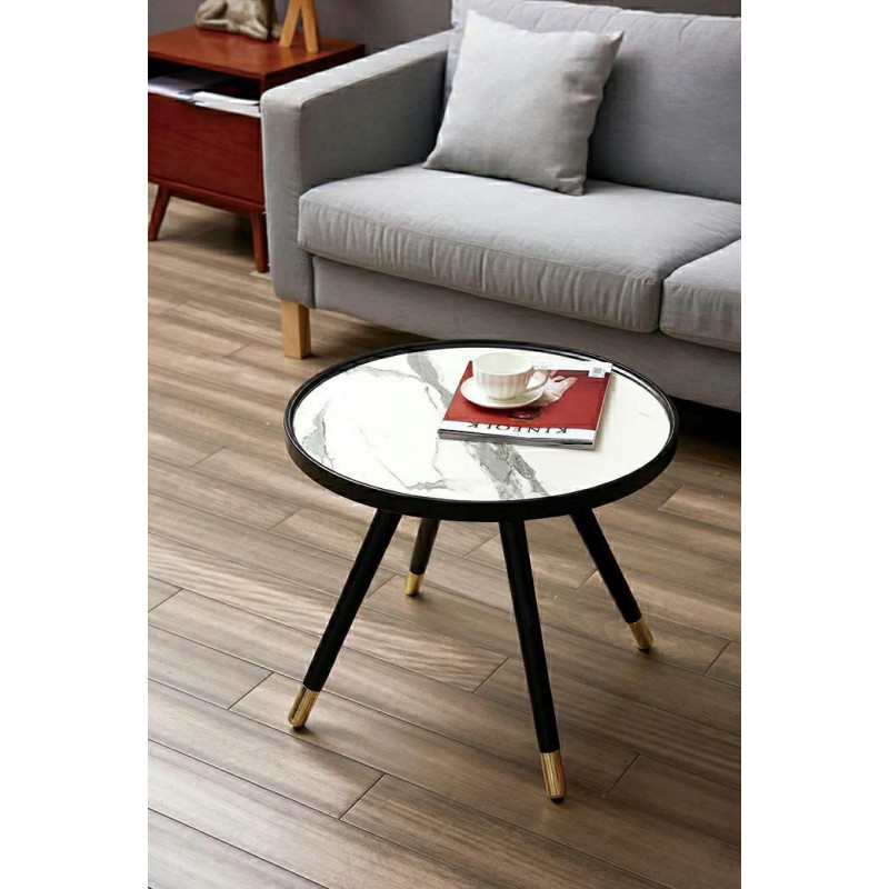 Stolik PADRINO 60 - MDF, drewno, metal