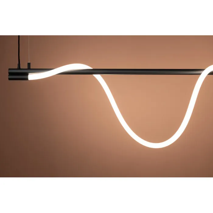 Zaho Lampa wisząca Spritzer 3000K 140 cm czarna