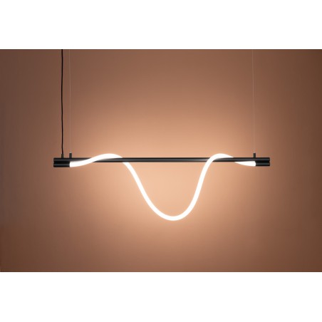 Zaho Lampa wisząca Spritzer 3000K 140 cm czarna