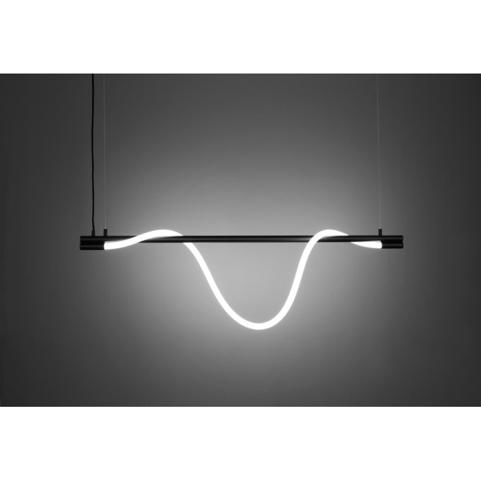 Zaho Lampa wisząca Spritzer 4000K 140 cm czarna