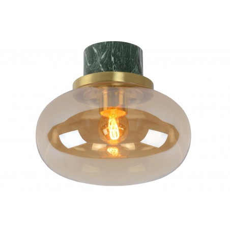 Lucide Lampa łazienkowa sufitowa LORENA 03140/23/62 zielony, złoty i odcienie złota