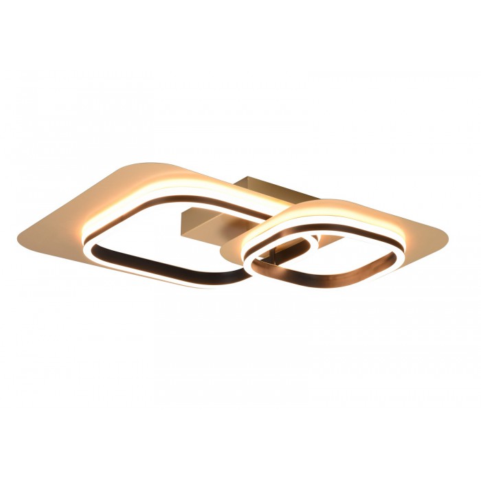 Trio Lampa natynkowa LED LUGO 642910280 czarny, złoty i odcienie złota