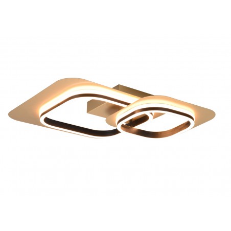 Trio Lampa natynkowa LED LUGO 642910280 czarny, złoty i odcienie złota