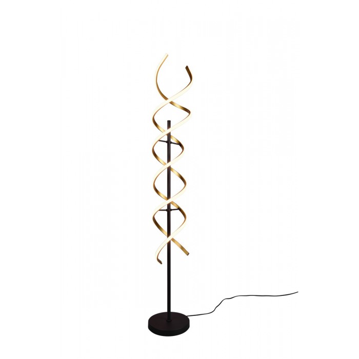 Trio Lampa podłogowa SEQUENCE 441810208 złoty i...