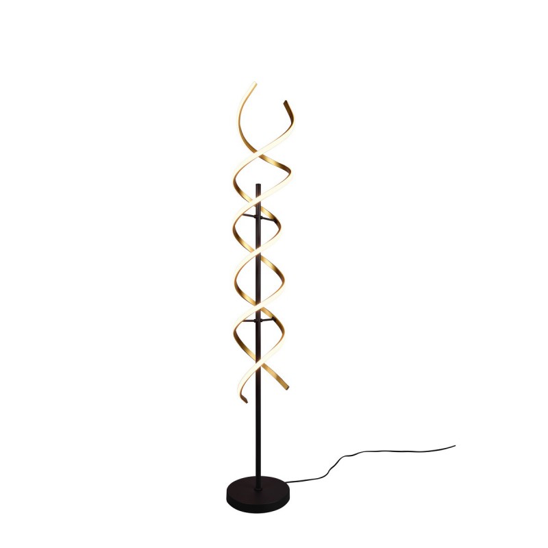 Trio Lampa podłogowa SEQUENCE 441810208 złoty i odcienie złota