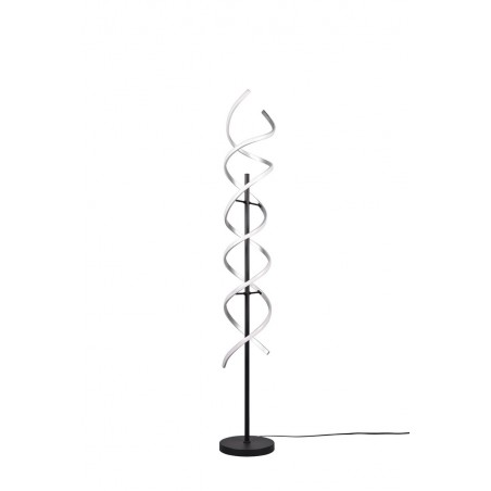 Trio Lampa podłogowa SEQUENCE 441810205 srebrny i odcienie srebra, czarny