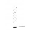 Trio Lampa podłogowa SEQUENCE 441810205 srebrny i odcienie srebra, czarny