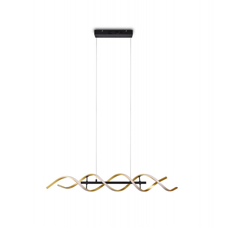 Trio Lampa wisząca LED nowoczesna SEQUENCE 341810208 złoty i odcienie złota