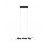 Trio Lampa wisząca LED nowoczesna SEQUENCE 341810205 srebrny i odcienie srebra, czarny