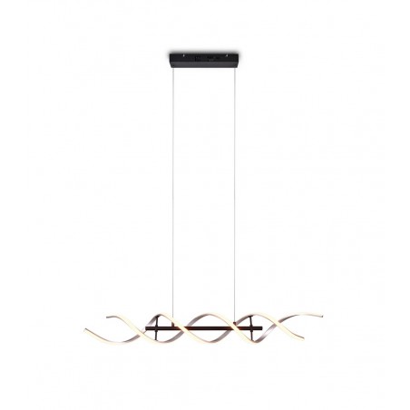 Trio Lampa wisząca LED nowoczesna SEQUENCE 341810205 srebrny i odcienie srebra, czarny