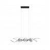 Trio Lampa wisząca LED nowoczesna SEQUENCE 341810205 srebrny i odcienie srebra, czarny