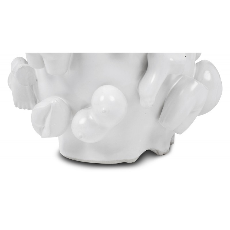 KARE wazon dekoracyjny BODY PARTS 37cm biały