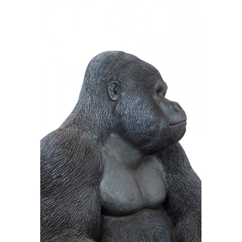 KARE dekoracja stojąca GORILLA XL 76cm czarna