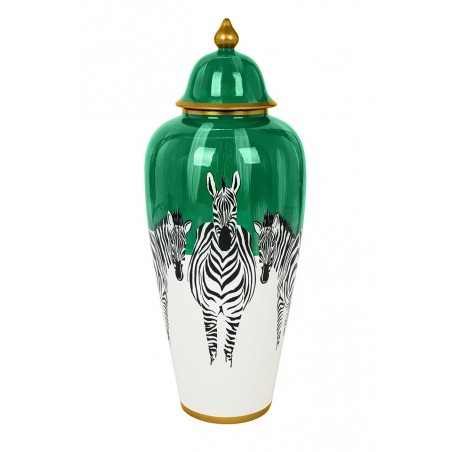 KARE słoik dekoracyjny ZEBRAS 63cm