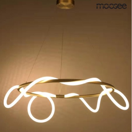 MOOSEE lampa wisząca SERPIENTE 60 złota