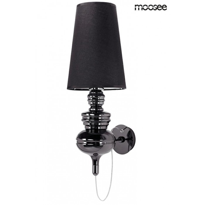 MOOSEE lampa ścienna QUEEN 20 czarna