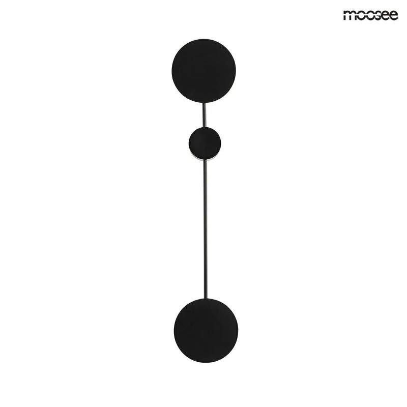 MOOSEE lampa ścienna SHADOW 2 czarna