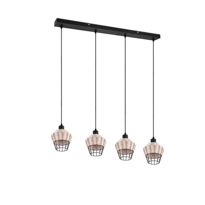 RL Lampa wisząca nowoczesna BORKA R31264036 drewno jasne i ciemne