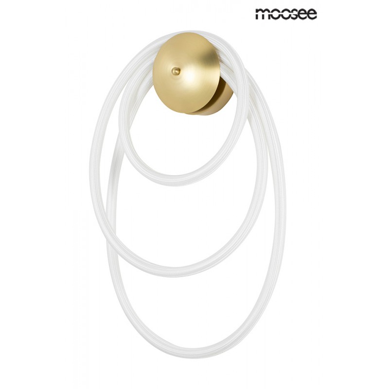 MOOSEE lampa ścienna SERPIENTE złota