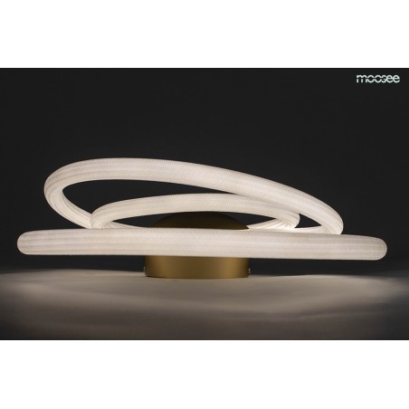 MOOSEE lampa ścienna SERPIENTE złota