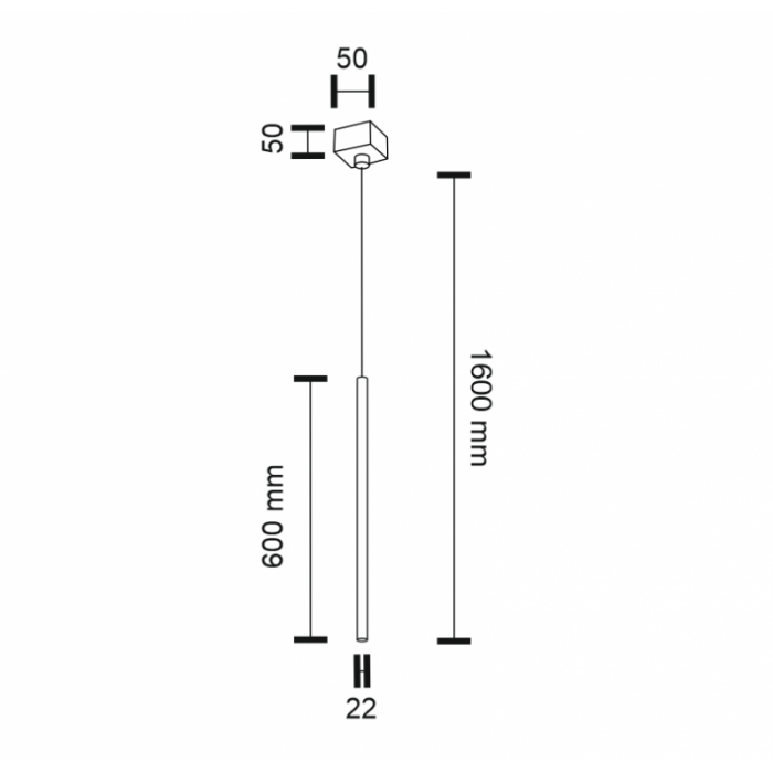 Shilo Lampa Wisząca Kosame IP20 Biała 7845