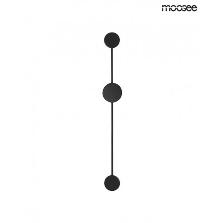 MOOSEE lampa ścienna SHADOW 2 czarna