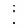 MOOSEE lampa ścienna SHADOW 2 czarna